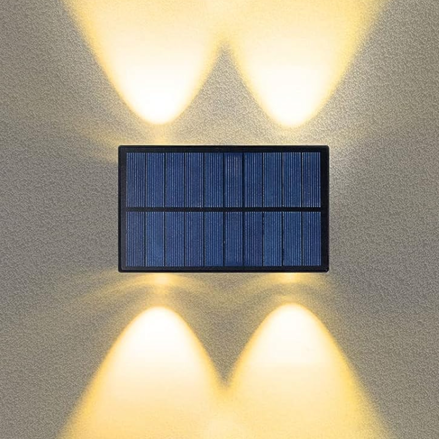 Lampada da parete a energia solare per esterni, luce led