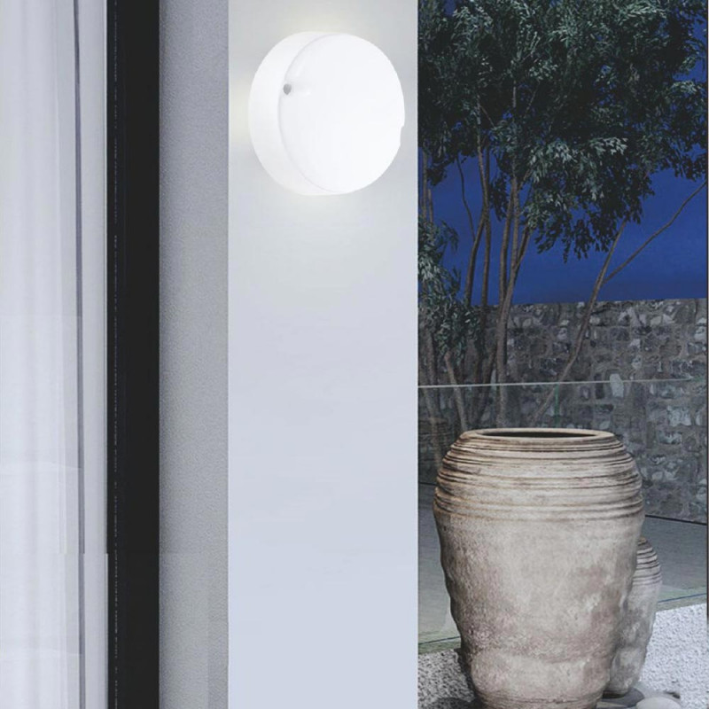 Cwycfw 2 Pezzi LED Applique da Parete Interno/Esterno Impermeabile IP65,18W Applique da Parete per Balconi Giardini,Bianco Lampade da Parete,Bianco Caldo 2700K-3000K