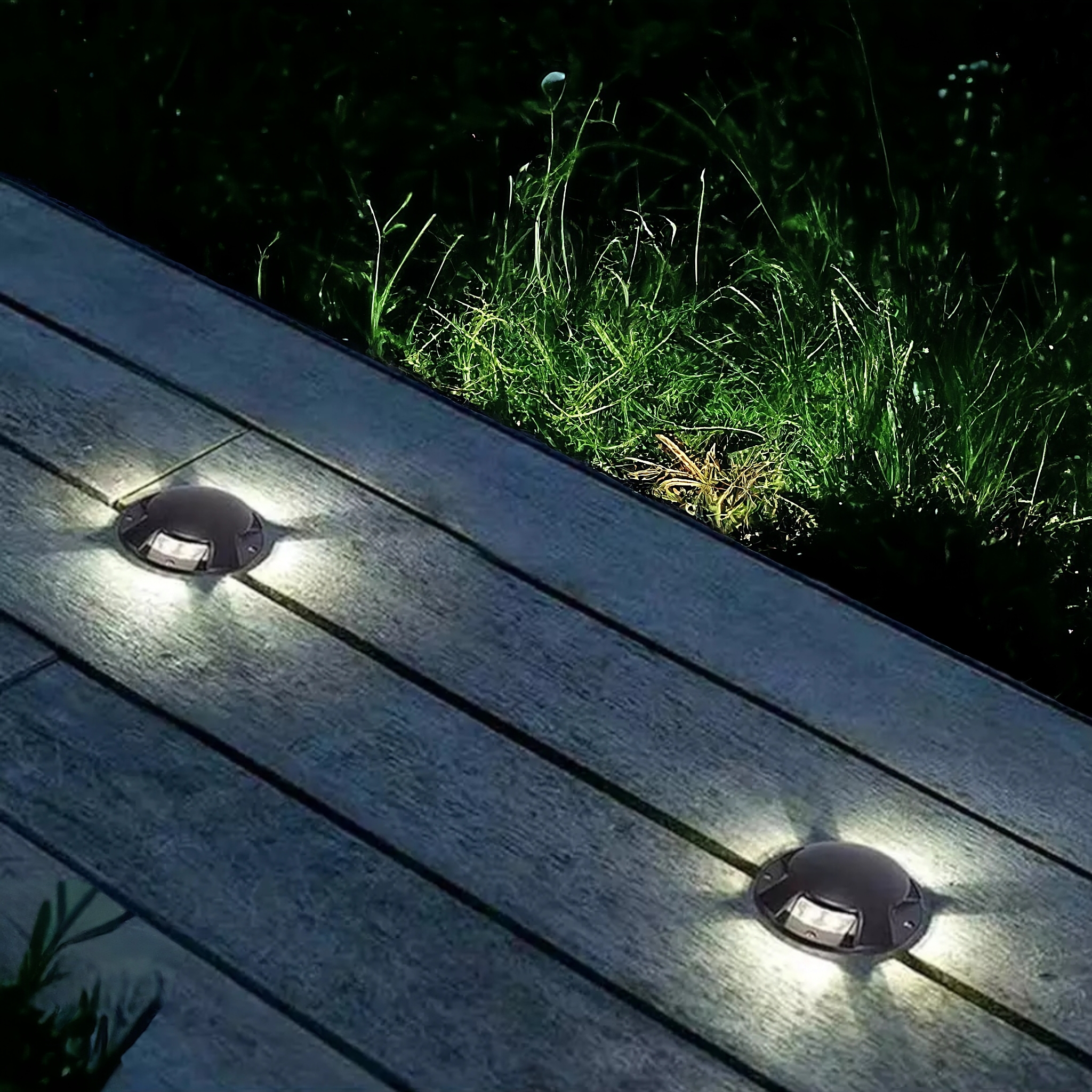 Faretto LED Da Incasso Calpestabile Per Esterno IP65 18W 3000K - Segnapasso Da Terra Per Viali E Giardini, Alimentazione Diretta 220V, 19,3x9 Cm