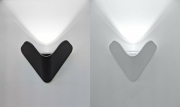 APPLIQUE LED DA ESTERNO IP65 A PARETE MURO 12W LAMPADA PLAFONIERA MODERNA LUCE
