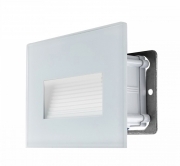 Faretto segnapassi da esterno lampada da muro IP65 LED 4W ad incasso per scatola cassetta 503 scale giardino luce naturale