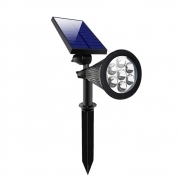 Faretto a led da esterno per giardino orientabile 5w luce con picchetto