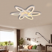 Plafoniera led da interno moderna soffitto forma fiore girandola lampada lampadario camera letto salone luce calda