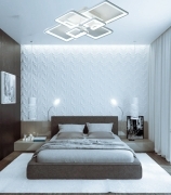 Plafoniera a led da interno moderna a soffitto per camera da letto salone cucina locali commerciali 70W Luce fredda