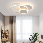 Plafoniera a led da interno moderna a soffitto tonda per camera da letto salone cucina locali commerciali 37W luce calda