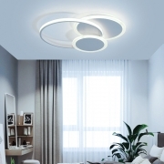 Plafoniera a led da interno moderna a soffitto tonda per camera da letto salone cucina locali commerciali 37W luce fredda