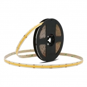 Striscia led cob 12v 5 metri 14w/m per interno adatta per auto camper roulotte con biadesivo e tagliabile Luce calda 3000K