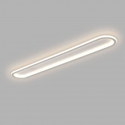 Plafoniera a led luce naturale moderna da soffitto per interno 57W rettangolare adatta per salone camera da letto corridoio attivita' commerciali