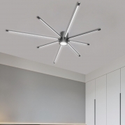 Plafoniera a led da interno moderna a soffitto forma di ragno lampadario per camera da letto salone soggiorno solotto cucina locali commerciali 42W