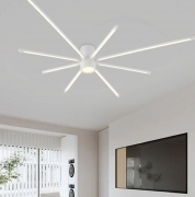 Plafoniera a led da interno moderna a soffitto forma di ragno lampadario per camera da letto salone soggiorno solotto cucina locali commerciali 42W