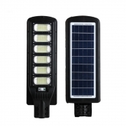 Lampione stradale a led 300 watt da esterno ricaricabile con pannello solare da giardino IP65 con sensore movimento e crepuscolare
