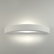 Applique in gesso a parete lampada verniciabile da muro illuminazione per interno stile moderno attacco lampadine r7s non incluse