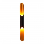 Applique nero illuminazione per interno lampada da parete a muro moderno doppia luce con attacco G9