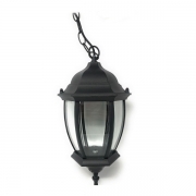 Lampada a soffitto nera lampadario da esterno lanterna a sospensione antica vintage con attacco E27 IP45