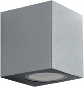 Applique grigio da esterno ip65 lampada faretto a parete giardino moderno con attacco gu10