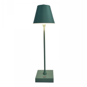 Lampada led da tavolo touch verde con batteria ricaricabile usb con 3 tonalita di colore dimmerabile