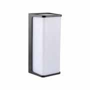 Applique nero led da esterno a parete 10w ip65 lampada plafoniera muro giardino luce Luce naturale 4000K
