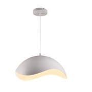 Lampadario Sospeso E27 Moderno a Forma di Conchiglia, Regolabile, Design Minimalista per Cucina, Soggiorno e Camera da Letto