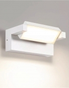 Applique LED da Esterno 21W IP65, Lampada Orientabile, 1800 Lumen, Alluminio e Vetro - Luce naturale 4000K