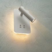APPLIQUE LED PER INTERNO DA PARETE A MURO CON INTERRUTTORE LAMPADA 6W MODERNO